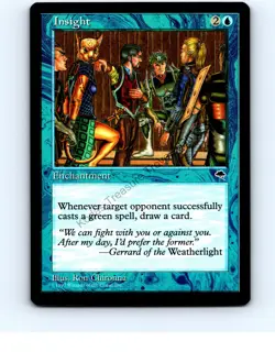 Insight #68 Blue Uncommon Tempest MTG NP Near Mint or Better - Image 1