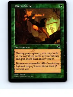 Mirri's Guile #236 Rare Tempest MTG LP Exc+/NM - Image 1