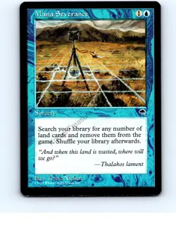 Mana Severance #73 Blue Rare Tempest MTG NP Near Mint or Better - Image 1