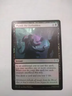 1x Plumb the Forbidden | FOIL | Strixhaven School of Mages | MTG Magic Cards - Image 1
