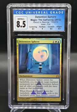 MTG Magic the Gathering Detention Sphere 155/286 Return to Ravnica FOIL CGC 8.5 - Image 1