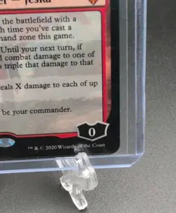 MTG Jeska, Thrice Reborn Commander Legends Card #186 Never Seen A Deck - Image 4