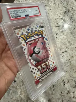 Pokemon 151 Authentic Sealed Graded Booster Pack English PSA 9 Mint - Image 3