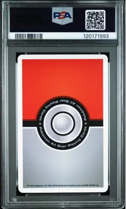 2017 POKEMON ALL STAR PLAYING CARDS SHAYMIN 4 OF CLUBS PSA10 - Image 2