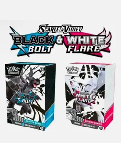 Pokemon White Flare & Black Bolt Booster Bundles TCG Scarlet & Violet Brand New - Image 2