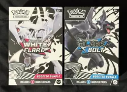 Pokemon White Flare & Black Bolt Booster Bundles TCG Scarlet & Violet Brand New - Image 4
