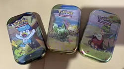 FIDOUGH Pokemon Mini Collectors Tins New & Sealed TCG. FOR KIM ONLY - Image 1