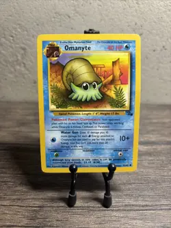 Omanyte 52/62 Fossil Regular Common-Pokemon TCG-WOTC-Fast Shipping-LP!! - Image 1