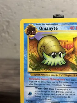 Omanyte 52/62 Fossil Regular Common-Pokemon TCG-WOTC-Fast Shipping-LP!! - Image 2