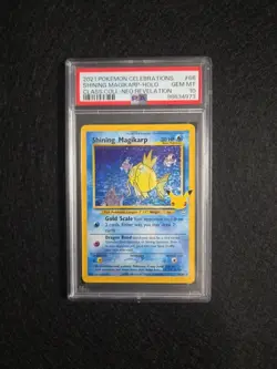 2021 Pokemon Celebrations: Shining Magikarp Classic Coll. Neo Revelation PSA 10 - Image 1