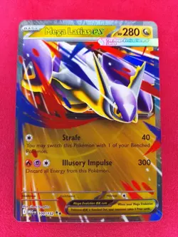 Mega Latias ex 100/132 Double Rare Pokemon Mega Evolution NM - Image 1