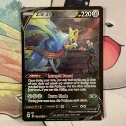 2022 Pokemon Astral Radiance Trainer Gallery Ultra Rare Zacian V TG21/TG30 - Image 1