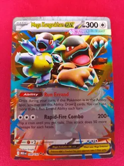 Pokemon Mega Evolution Mega Kangaskhan ex 104/132 Holo Double Rare Near Mint - Image 1
