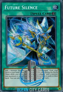 Yugioh Future Silence LEDE-EN054 Secret Rare 1st Edition - Image 1