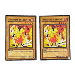 YuGiOh! Darkfire Soldier #2 Pharaoh's Servant PSV-045 1st Edition UnPlayed X2 - Image 1