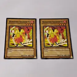 YuGiOh! Darkfire Soldier #2 Pharaoh's Servant PSV-045 1st Edition UnPlayed X2 - Image 2