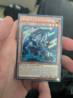 BLMM-EN070 "Ukiyoe-P.U.N.K. Sharakusai" Emblazoned Ultra Rare YuGiOh! - Image 1