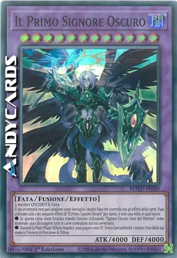 IL PRIMO SIGNORE OSCURO (The First Darklord) Super R • ROTD IT040 • 1Ed • Yugioh - Image 1