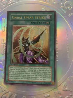 YuGiOh! Spiral Spear Strike FET-EN043 Ultimate Rare 1st Edition NM - Image 2