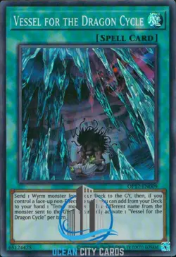 Yugioh Vessel for the Dragon Cycle OP17-EN009 Super Rare - Image 1