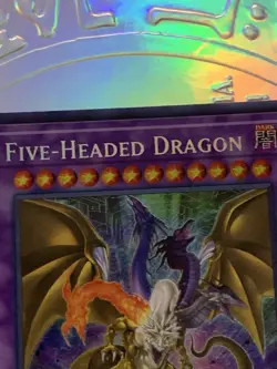 YuGiOh! Five-Headed Dragon BLHR-EN000 Secret Rare 1st Edition NM - Image 4