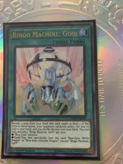 YuGiOh! Bingo Machine, Go!!! LED3-EN003 Ultra Rare 1st Edition NM - Image 1