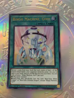 YuGiOh! Bingo Machine, Go!!! LED3-EN003 Ultra Rare 1st Edition NM - Image 2