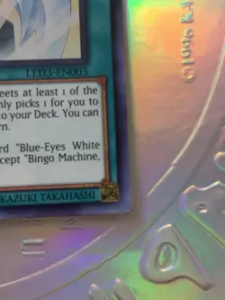 YuGiOh! Bingo Machine, Go!!! LED3-EN003 Ultra Rare 1st Edition NM - Image 3