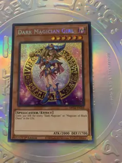 YuGiOh! Dark Magician Girl MP22-EN268 Prismatic Secret Rare 1st Edition NM - Image 2