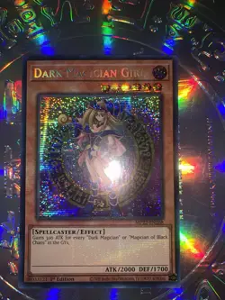 YuGiOh! Dark Magician Girl MP22-EN268 Prismatic Secret Rare 1st Edition NM - Image 5