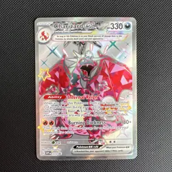 Pokemon Card Charizard EX SVP 074 Scarlet & Violet Black Star Promo Full Art NM - Image 1