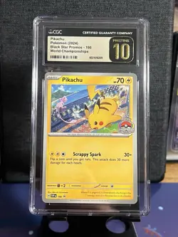 Pikachu 190 Sv: Scarlet & Violet Promo Cards CGC Pristine 10 - Image 1