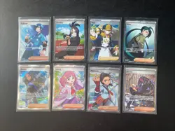 Pokemon Card Lot 8x Card Holo Trainer Full Art TCG - Image 1