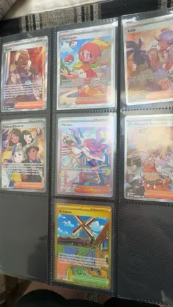 Pokemon TCG 6 Full Art Trainer Cards Near Mint - Image 1