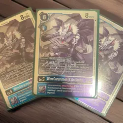 WereGarurumon (X Antibody) EX5-023 R Digimon Card Animal Colosseum FREESHIPPING - Image 2