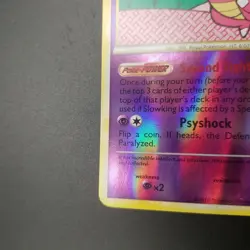 Slowking 12/123 - Reverse Holo RARE - HeartGold SoulSilver - POKEMON CARD - NM/M - Image 4