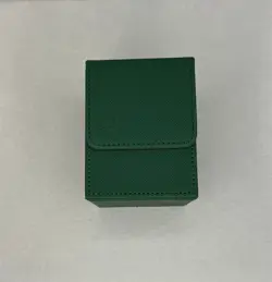 Deck Box (MTG Cards, Trading Card Case) Large Size for 100+ Cards Dice-Green - Image 1