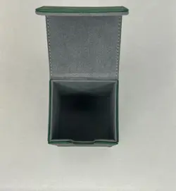 Deck Box (MTG Cards, Trading Card Case) Large Size for 100+ Cards Dice-Green - Image 3