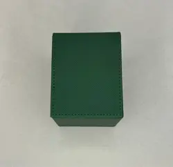 Deck Box (MTG Cards, Trading Card Case) Large Size for 100+ Cards Dice-Green - Image 5