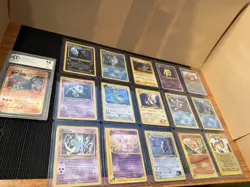 16 Vintage Pokemon Cards 1995 - 2002 w/ Holo Umbreon Dark Blastoise Celebi Hypno - Image 1