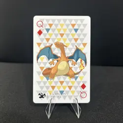 Charizard Pokemon 2013 Playing Card Queen Of Diamonds Yveltal Y Playing Deck - Image 1