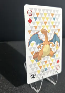 Charizard Pokemon 2013 Playing Card Queen Of Diamonds Yveltal Y Playing Deck - Image 3