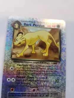 Dark Persian Ledendary Collection Holo Base Pokemon Card WOTC - Image 3
