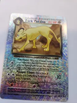 Dark Persian Ledendary Collection Holo Base Pokemon Card WOTC - Image 5