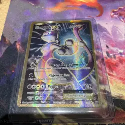 Pokemon TCG Evolutions Mewtwo-EX Holo Full Art Ultra Rare Card 103/108 - Image 1