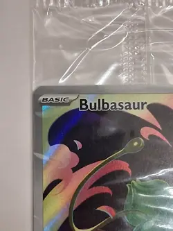 Pokemon TCG Mega Evolutions Stamped Promo Card - Bulbasaur 133/132 - SEALED - Image 4