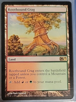 MTG Rootbound Crag Magic 2013 228/249 Regular Rare - Image 1