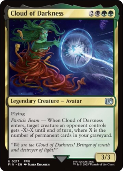MTG magic 1x Cloud of Darkness FOIL (M/NM) Final Fantasy - Image 1