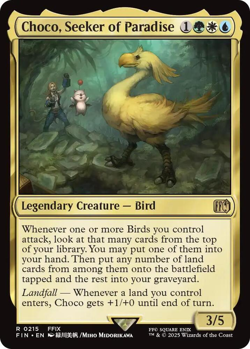 MTG magic 1x Choco, Seeker of Paradise (M/NM) Final Fantasy - Image 1