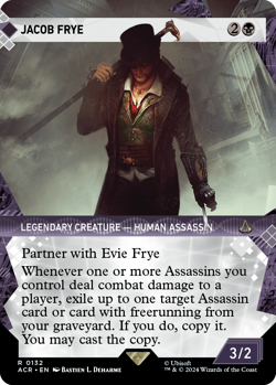 MTG Magic 1x Jacob Frye SHOWCASE FOIL (M/NM) Universes Beyond Assassin's Creed - Image 1